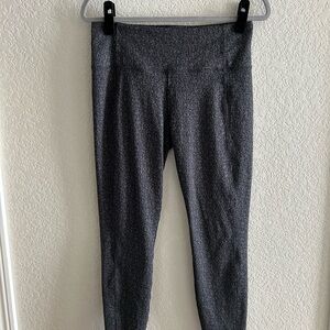 Athleta Delancey Textured Black Leggings